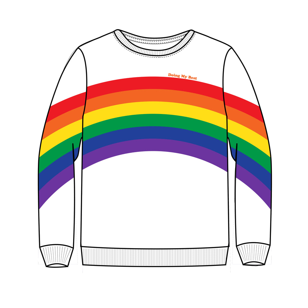 Rainbow Unisex Crewneck Sweatshirt