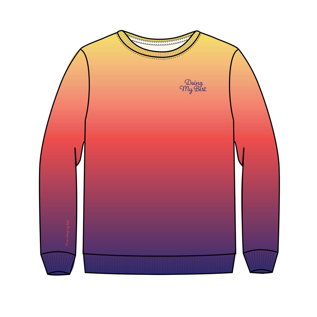 Doing My Best Sunset Sweatshirt