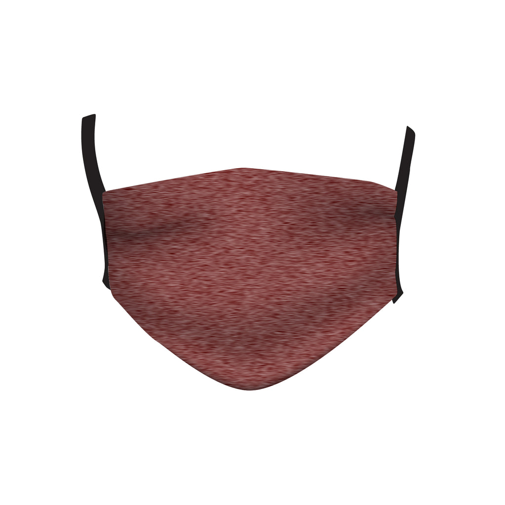 MAROON HEATHER MASK