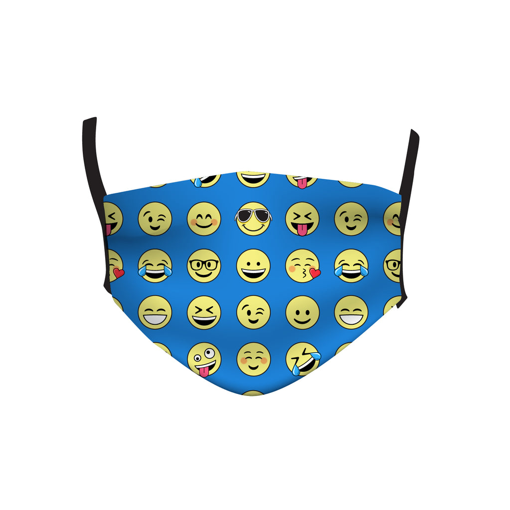 BLUE EMOJI MASK