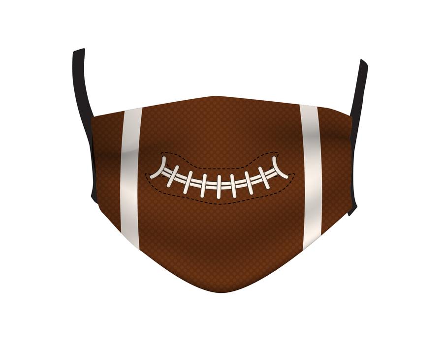 FOOTBALL PLAYER NAVY & ORANGE (CHOOSE YOUR COLORS)