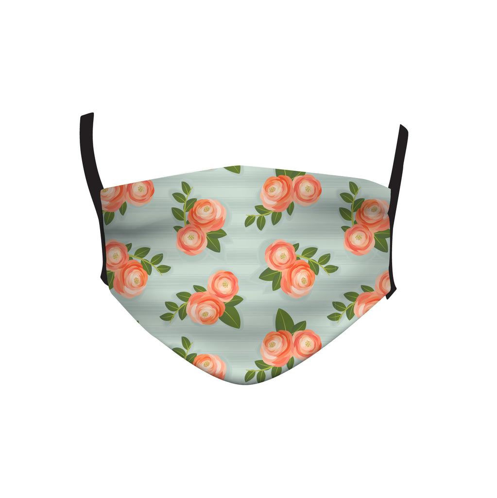 MINT PEACH FLORAL