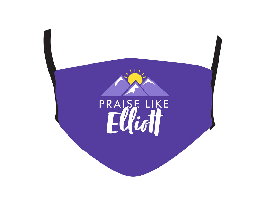 PRAISE LIKE ELLIOTT MASK PURPLE OR BLACK