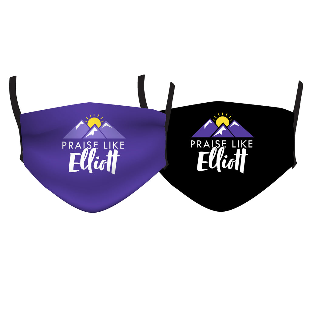 PRAISE LIKE ELLIOTT MASK PURPLE OR BLACK