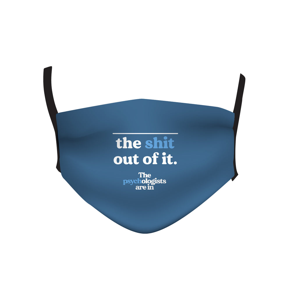 Customizable Blank the Sh*t Out of It Blue Mask