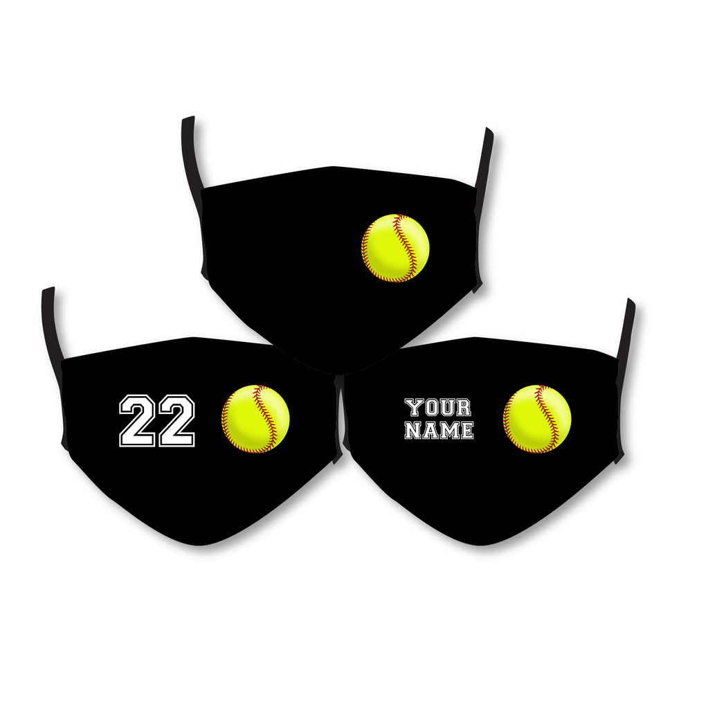 PERSONALIZED SOFTBALL MASKS