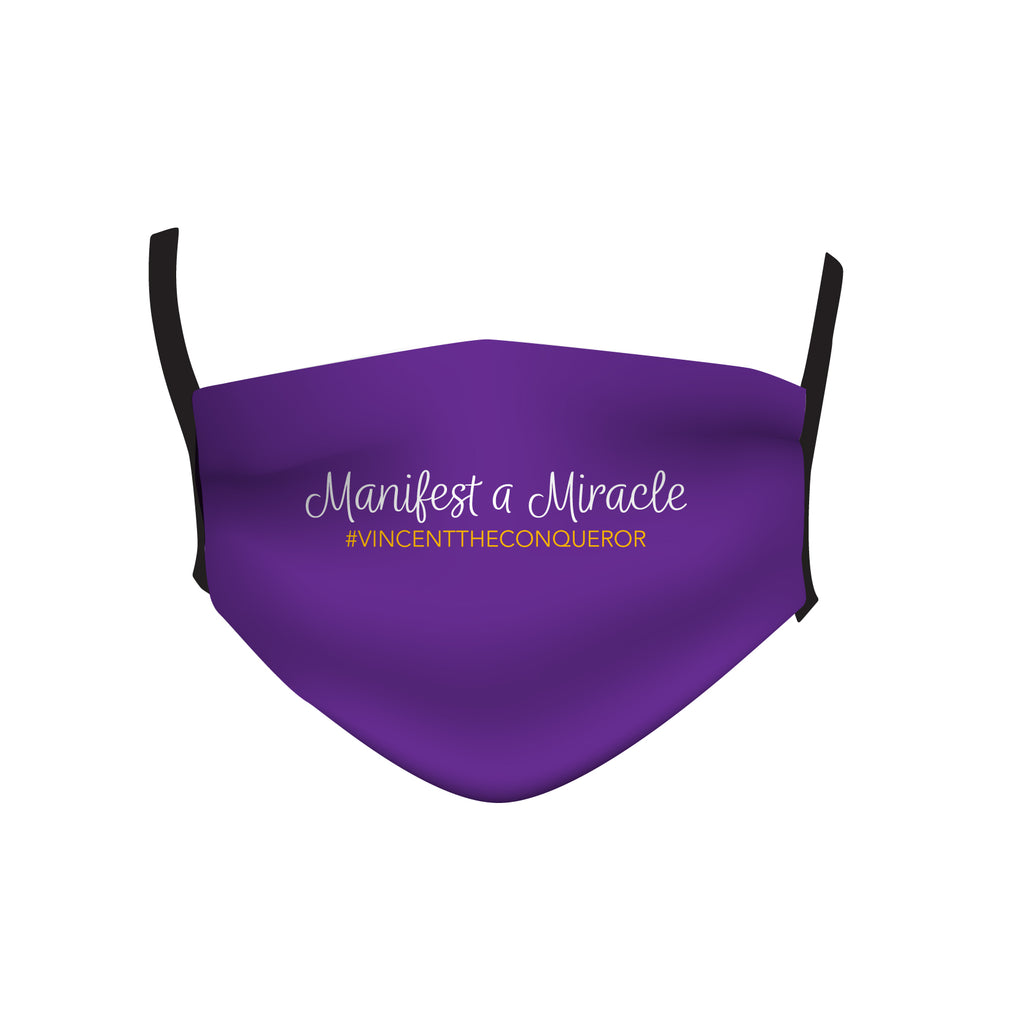 Manifest A Miracle Purple Mask