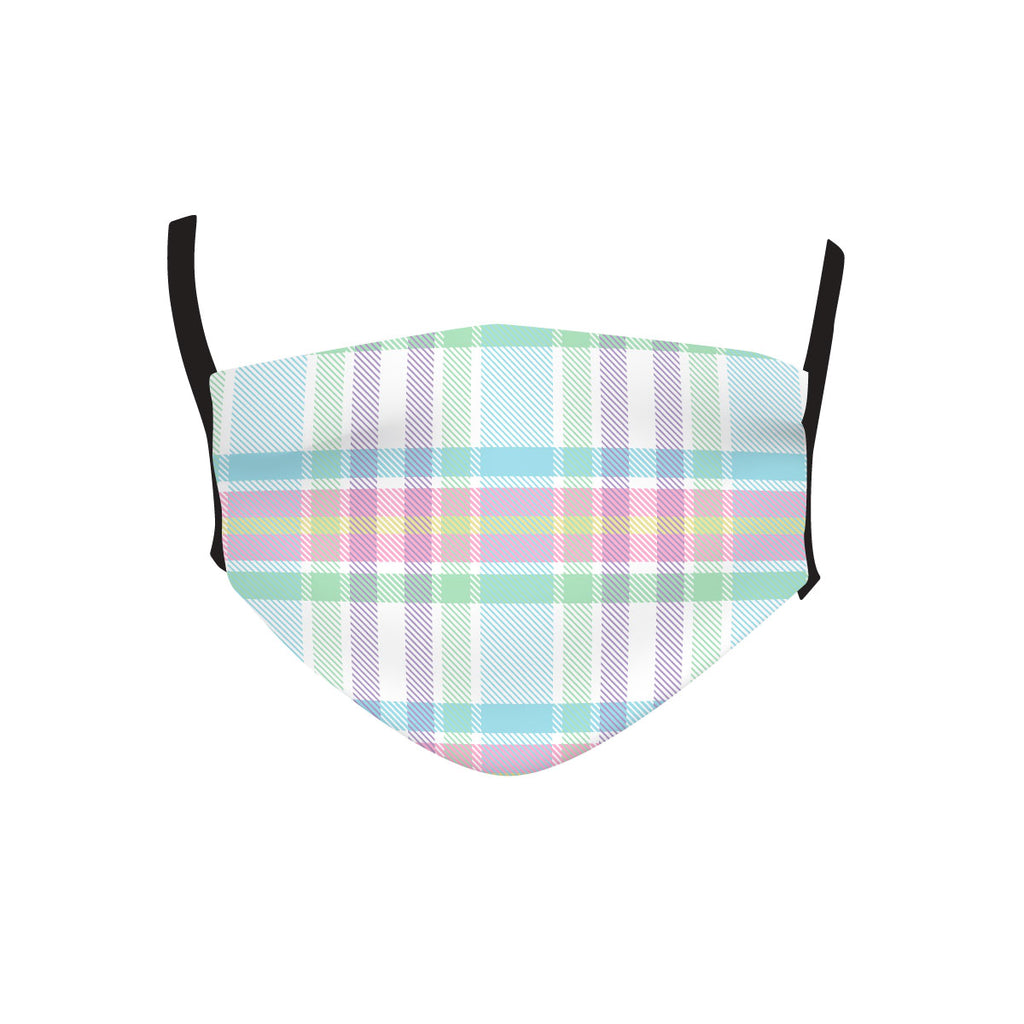 PASTEL PLAID MASK