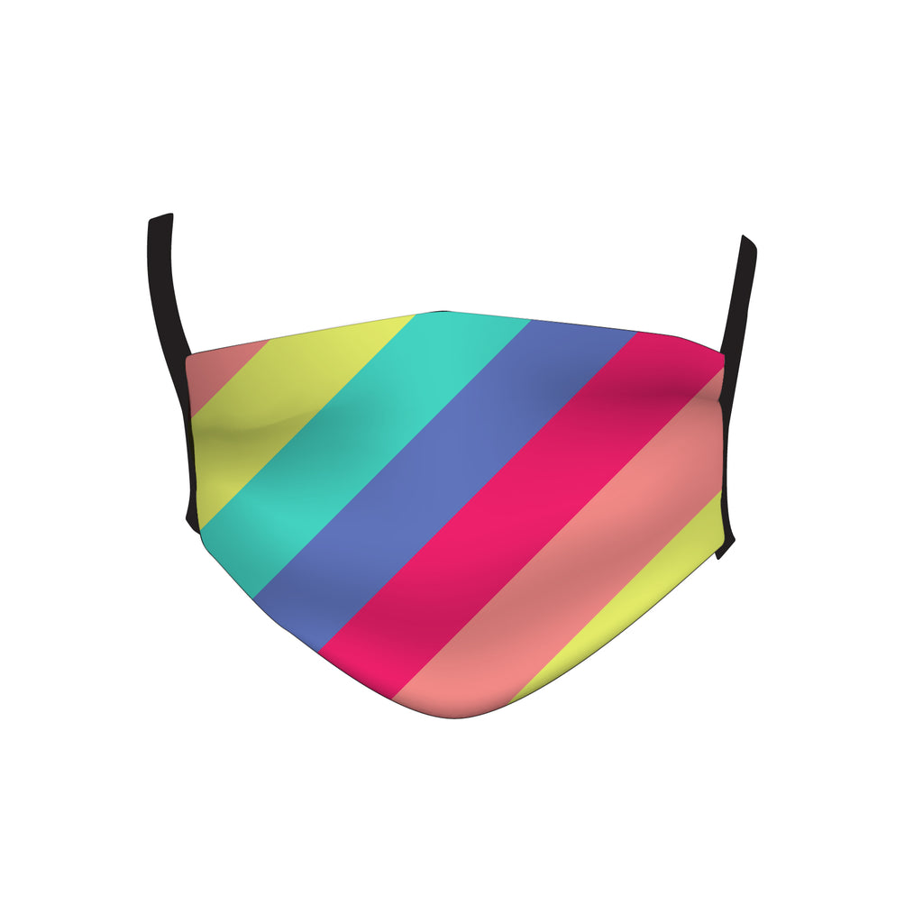 DIAGONAL STRIPES MASK