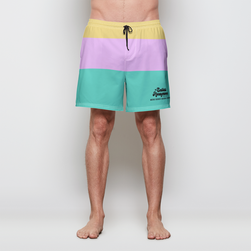 EHP Stripe Swim Trunks w/Lining