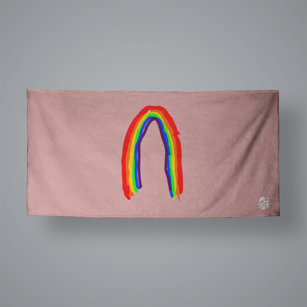 Charlie's Rainbow Beach Towel 