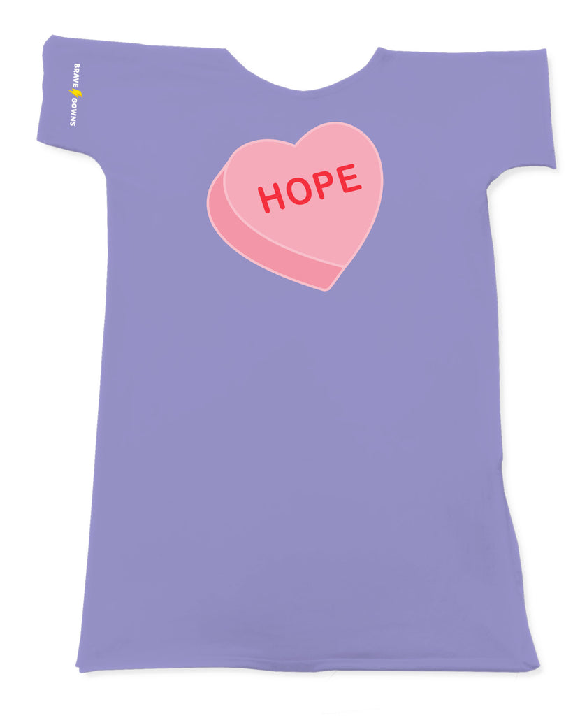 CONVERSATION HEART HOPE GOWN