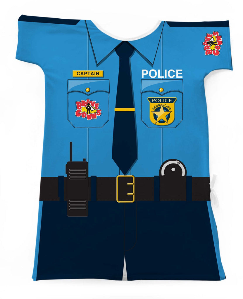 POLICE OFFICER DOLL GOWN