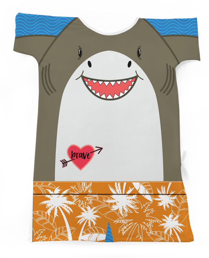 SURFING SHARK BRAVE GOWN