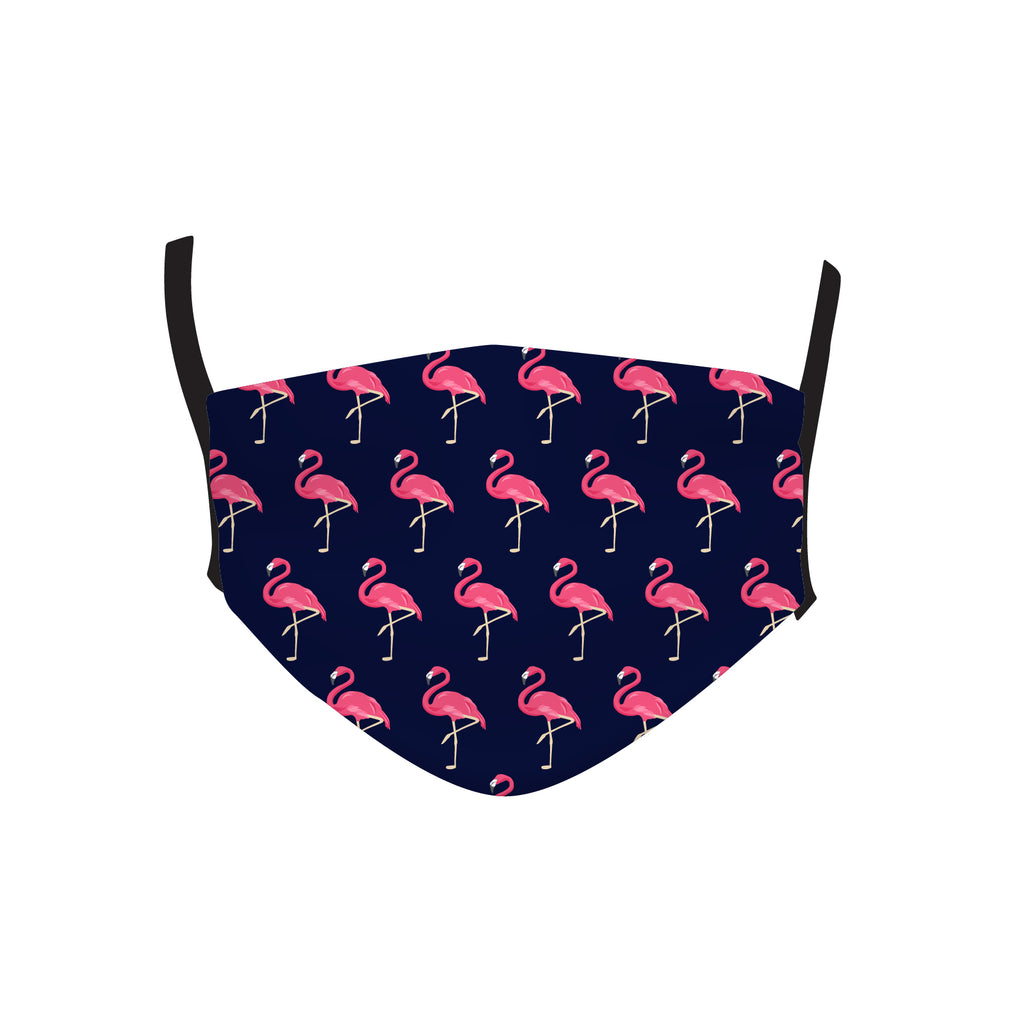 NAVY FLAMINGO MASK