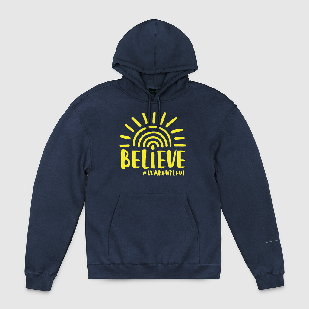 Levi Believe Candle Navy Hoodie