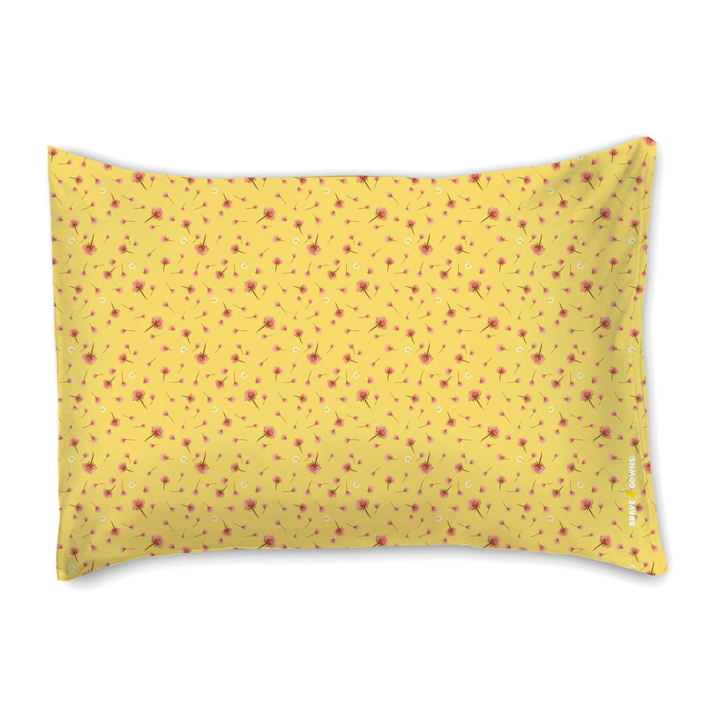 Yellow Oona & Baba Pillowcase