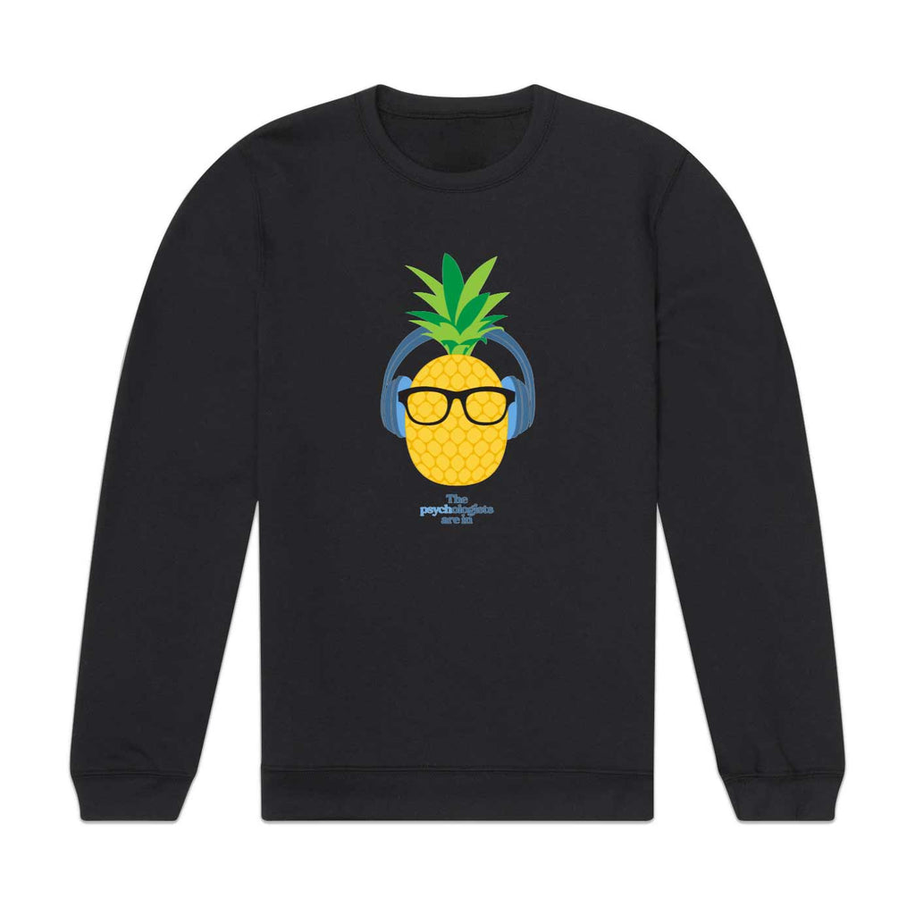 The Podcast Pineapple Black Crewneck Sweatshirt