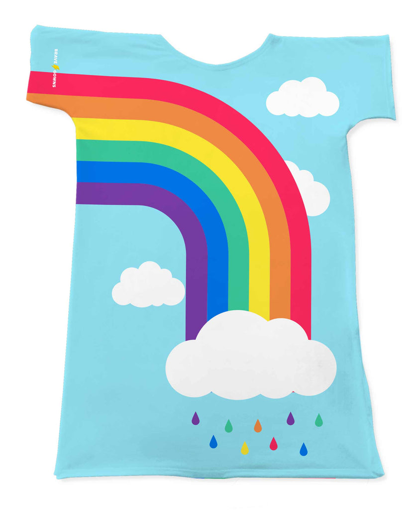 RAINBOW DROP DOLL GOWN