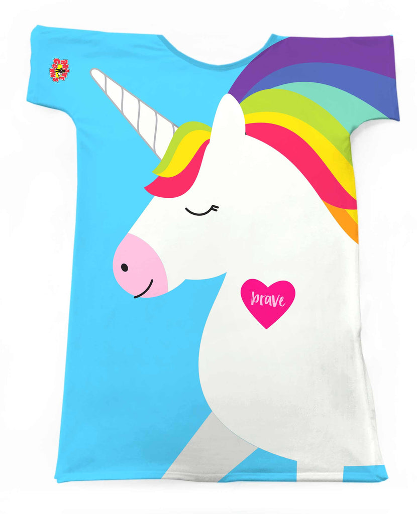 RAINBOW UNICORN DOLL GOWN