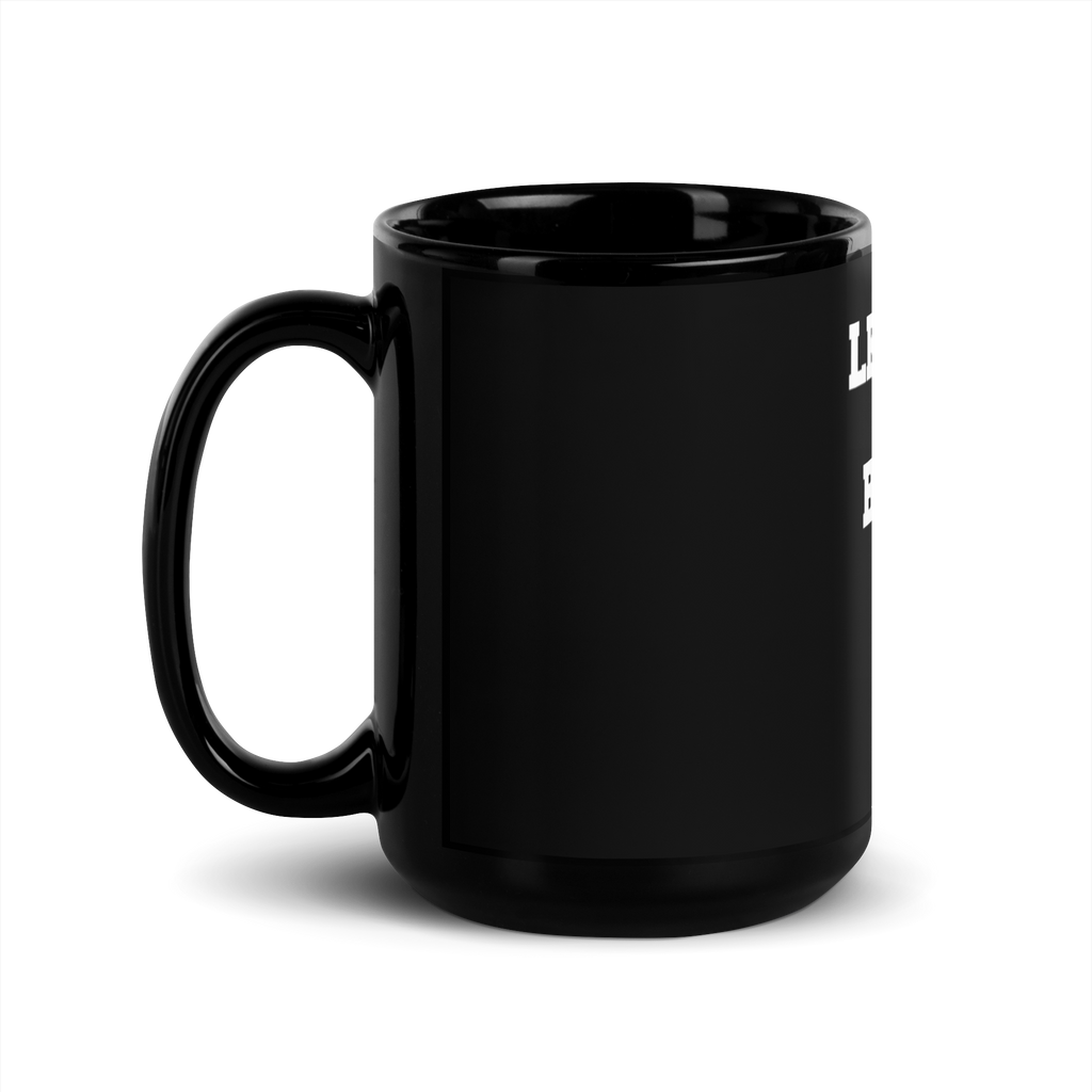 Let's Go Be Brave Black Glossy Mug