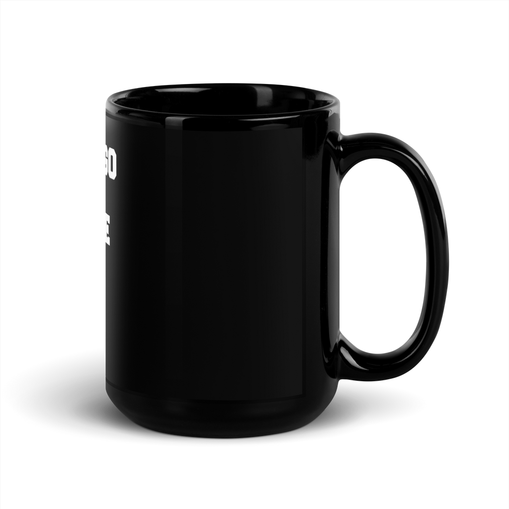 Let's Go Be Brave Black Glossy Mug