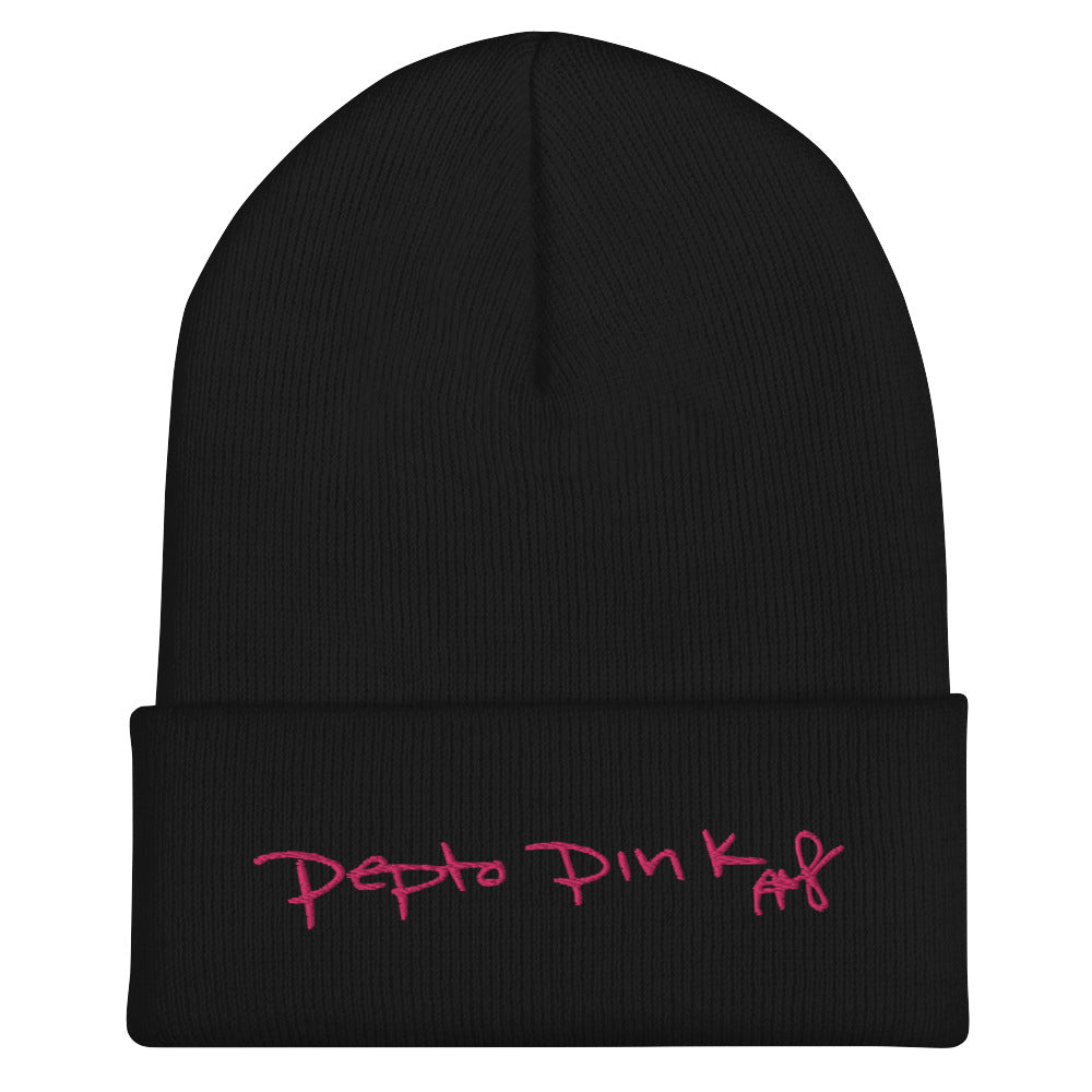 Pepto Pink Cuffed Beanie (2 Colors)