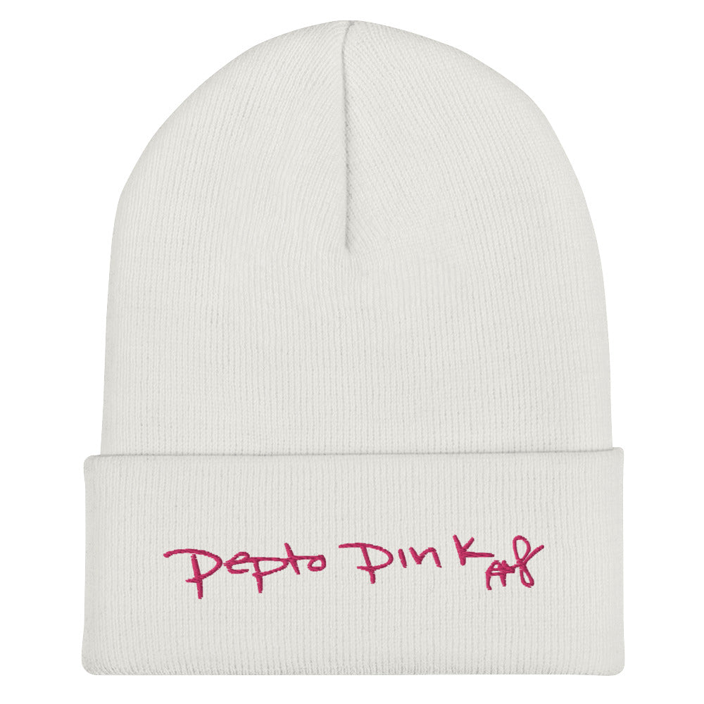 Pepto Pink Cuffed Beanie (2 Colors)