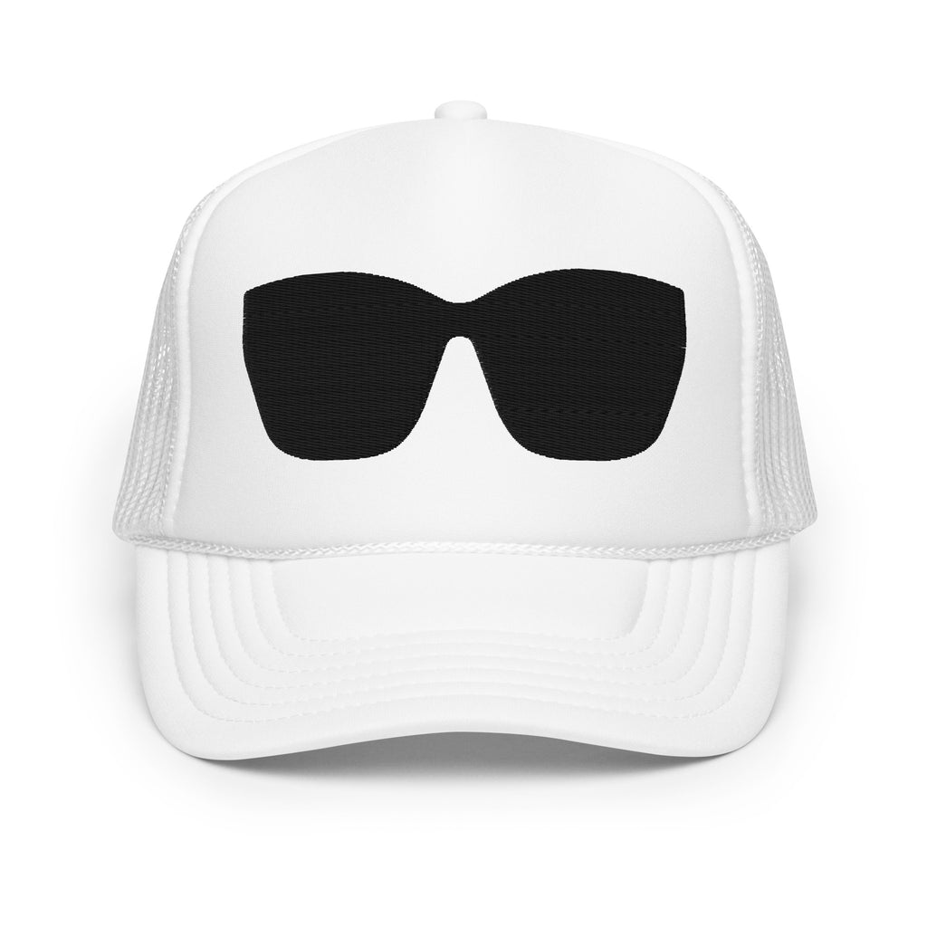 Black Sunglasses Foam Trucker Hat (Two colors)