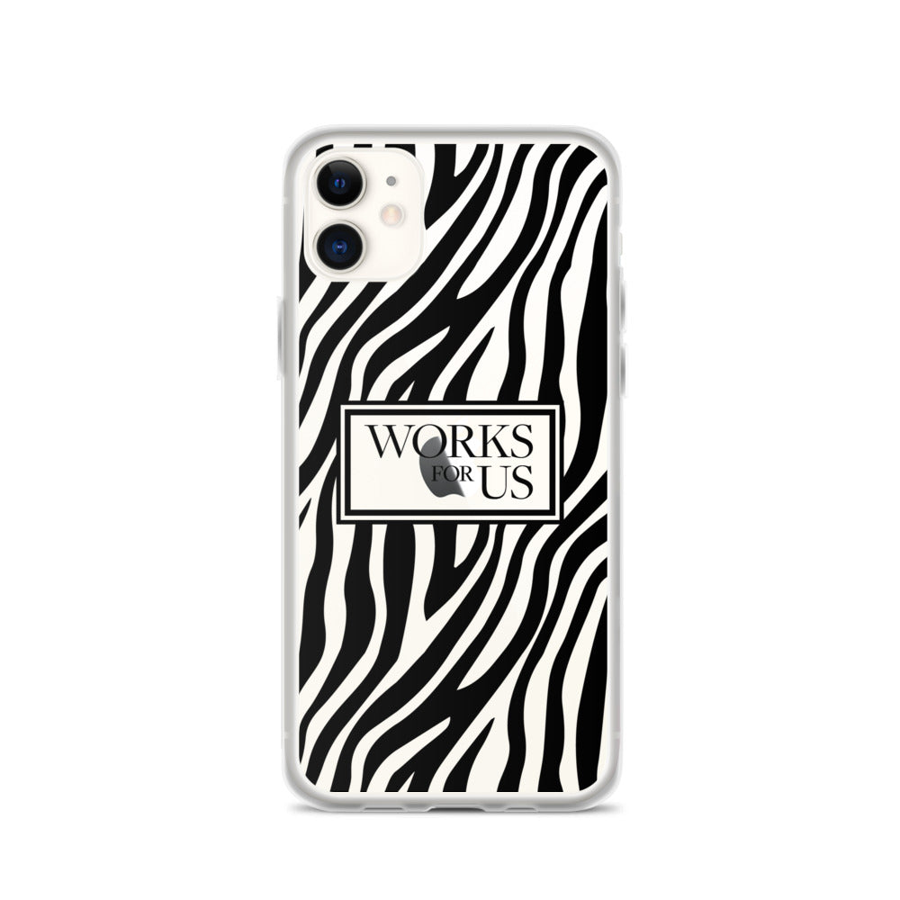Black Zebra iPhone Case