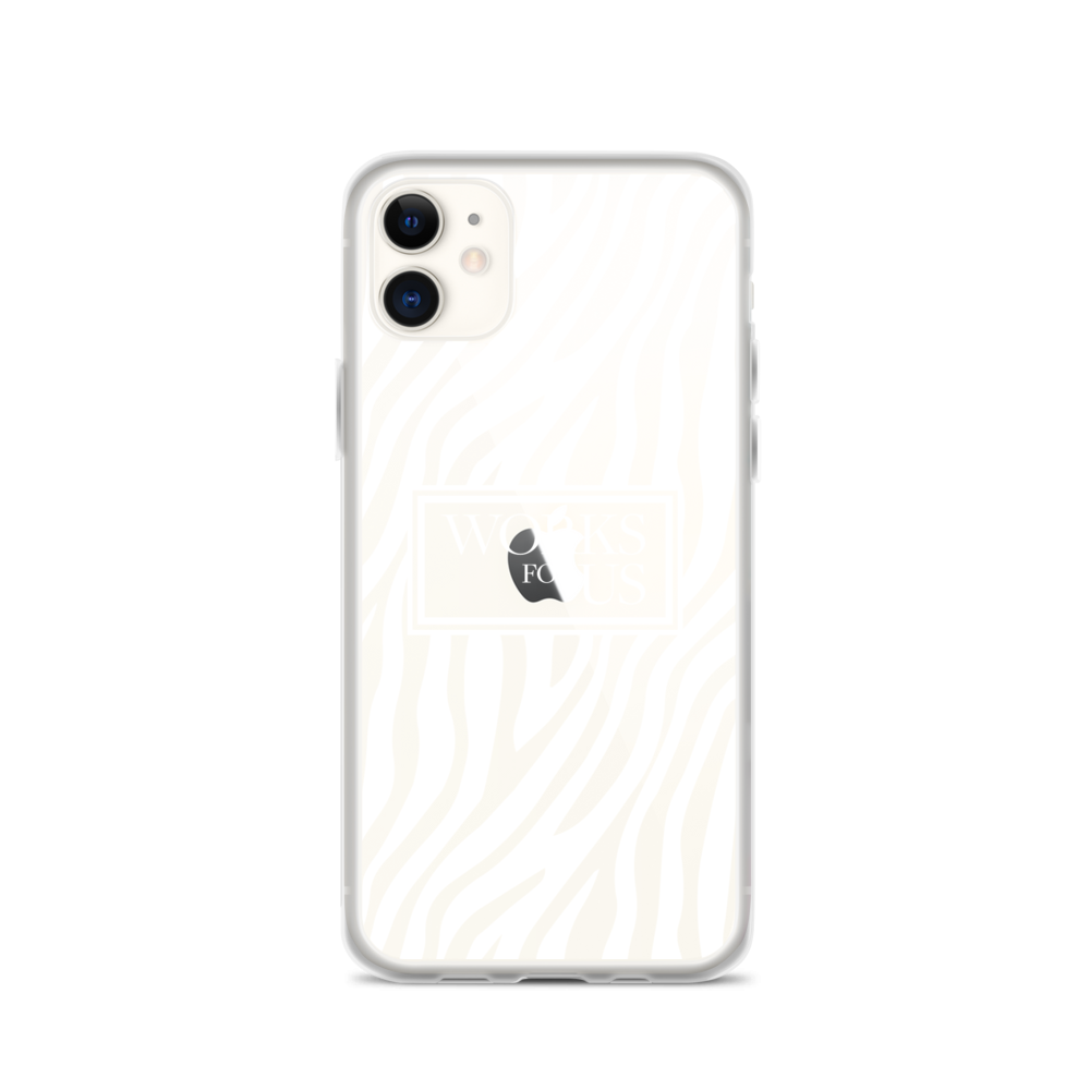 White Zebra iPhone Case