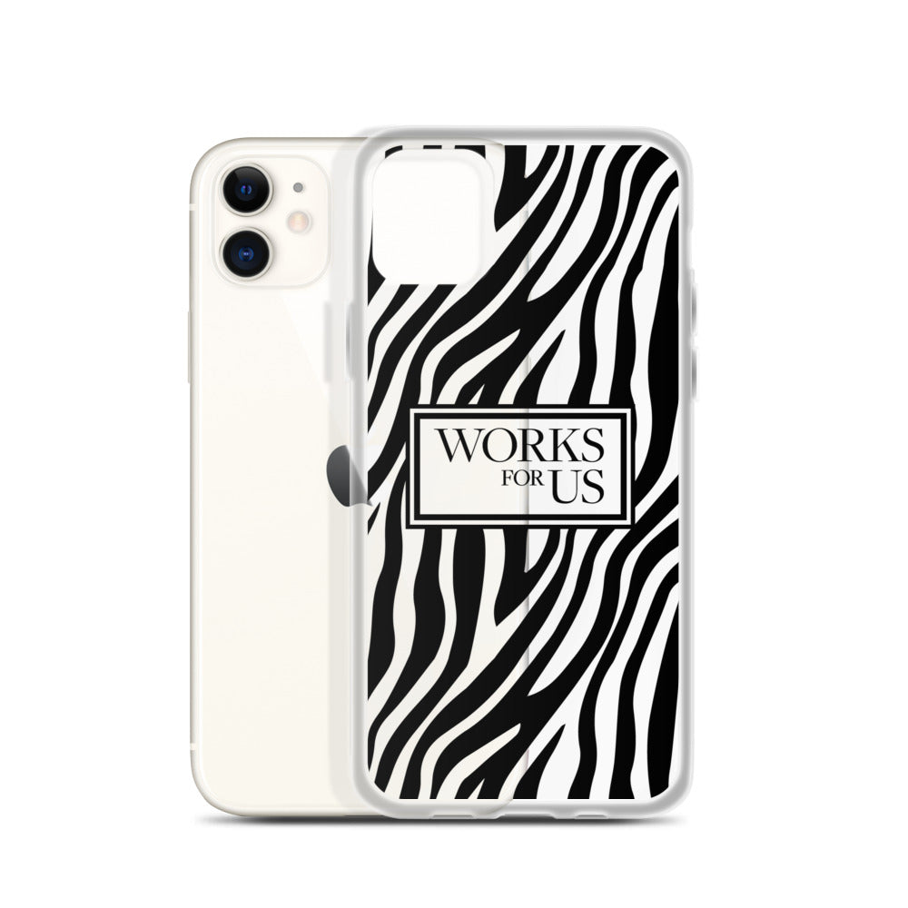 Black Zebra iPhone Case