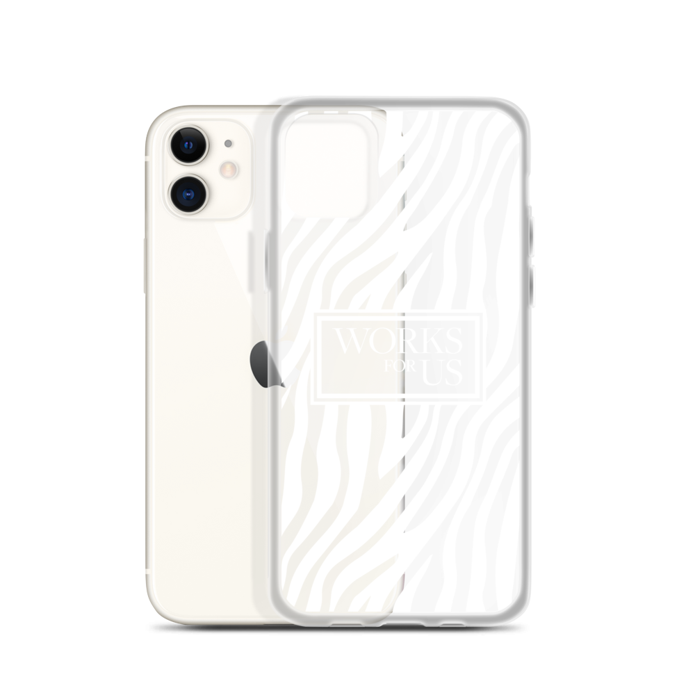 White Zebra iPhone Case