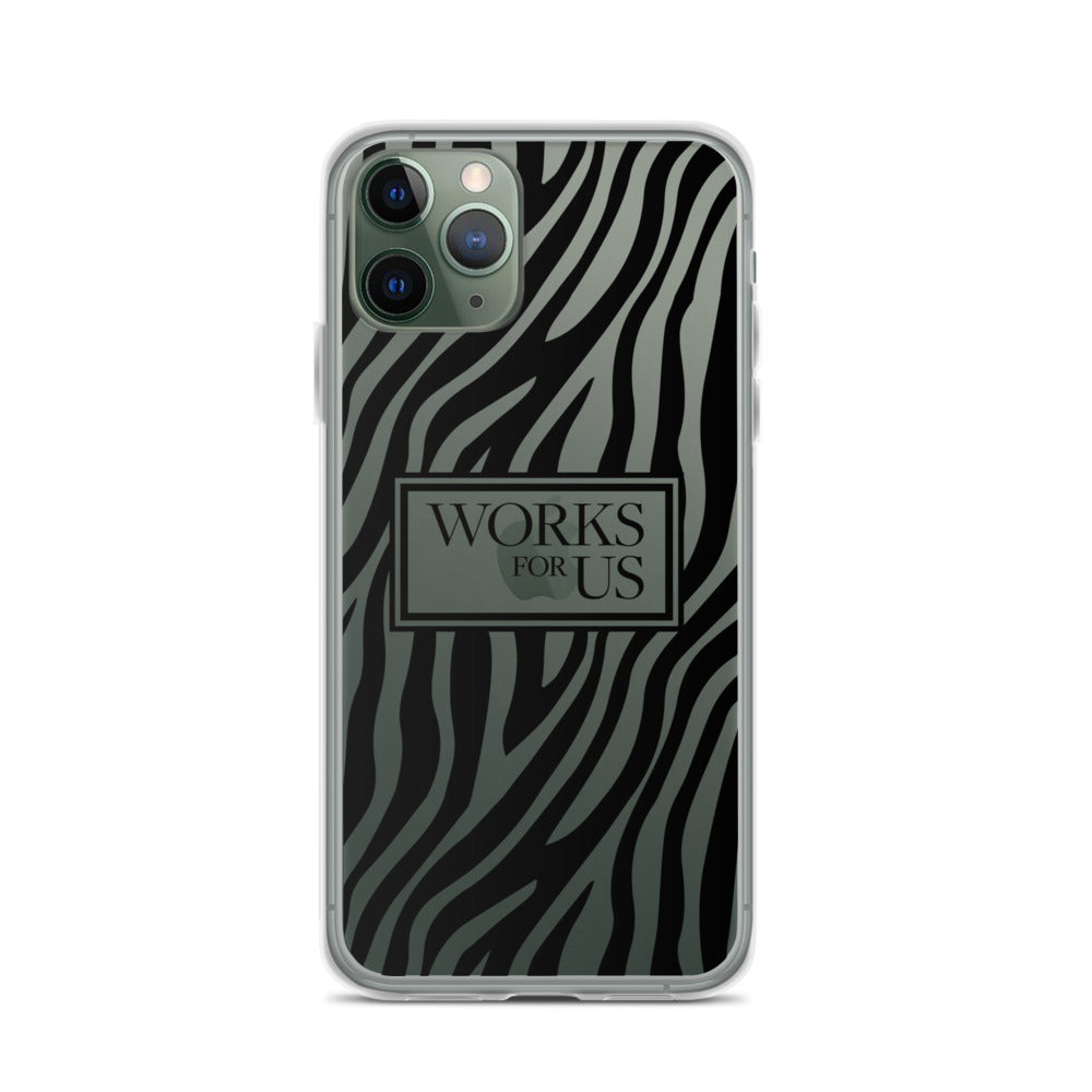 Black Zebra iPhone Case