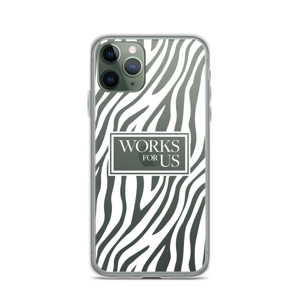 White Zebra iPhone Case