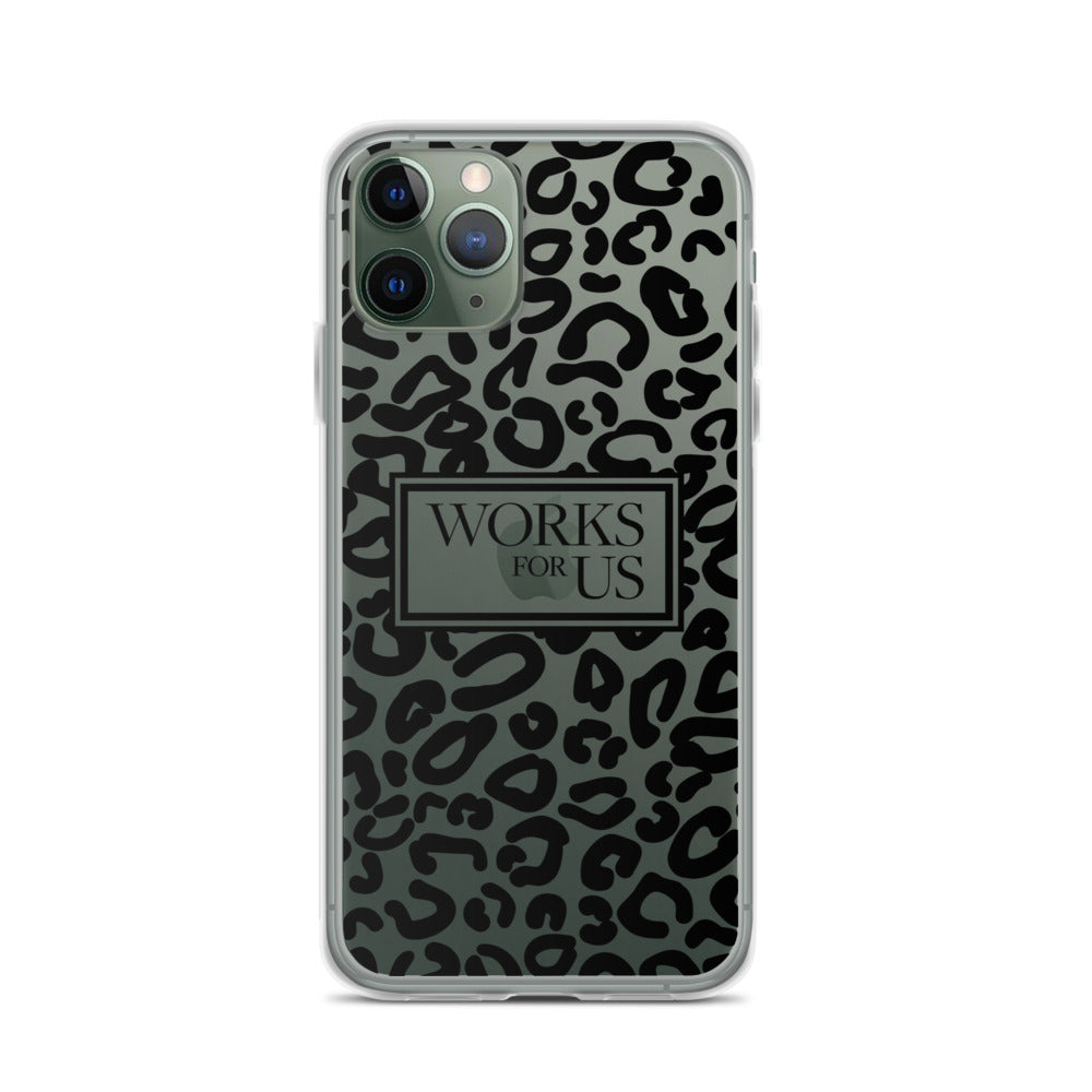 Black Leopard iPhone Case