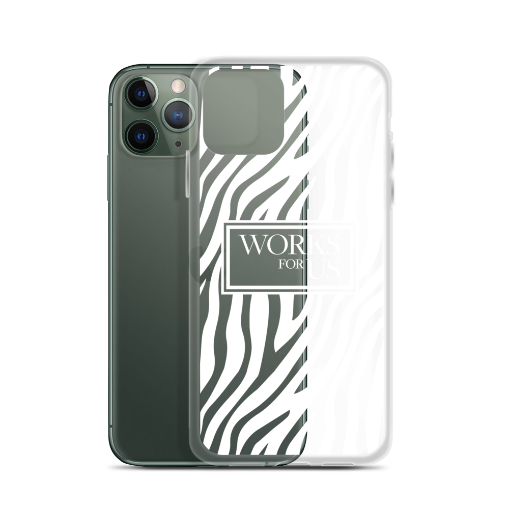 White Zebra iPhone Case