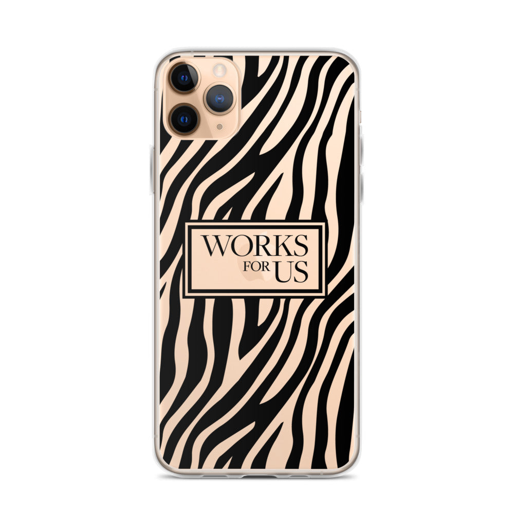 Black Zebra iPhone Case