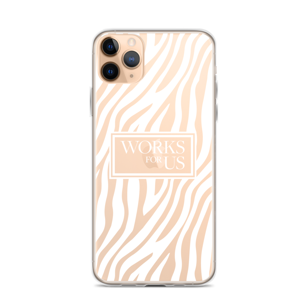 White Zebra iPhone Case