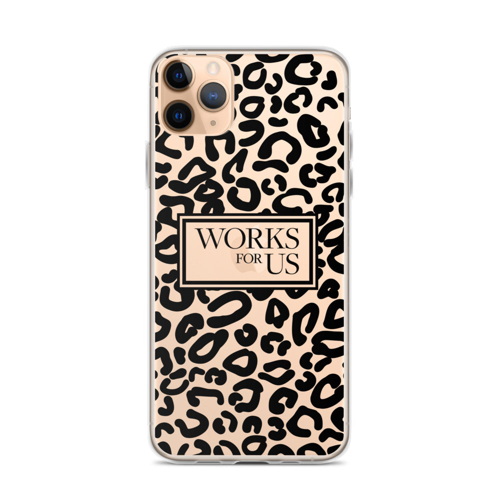 Black Leopard iPhone Case