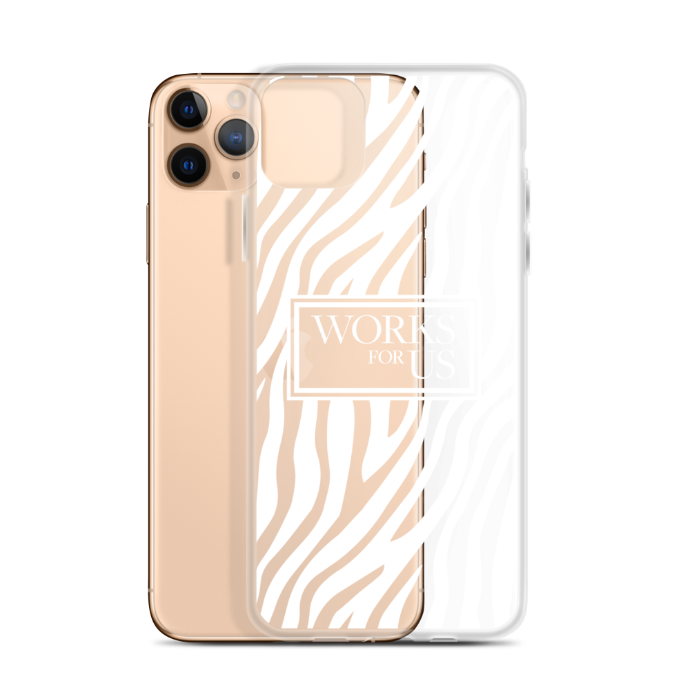 White Zebra iPhone Case