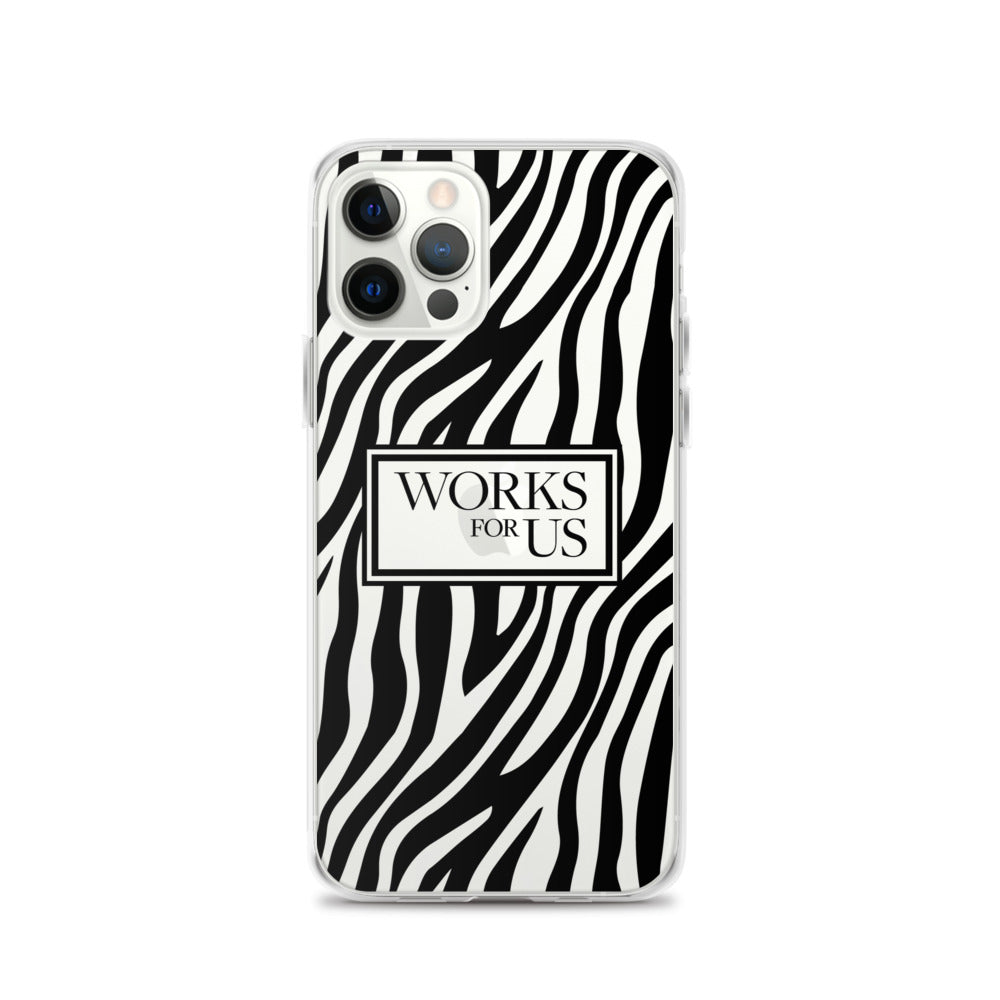Black Zebra iPhone Case