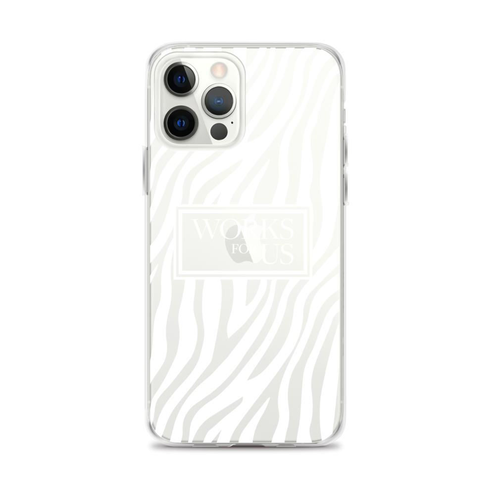 White Zebra iPhone Case