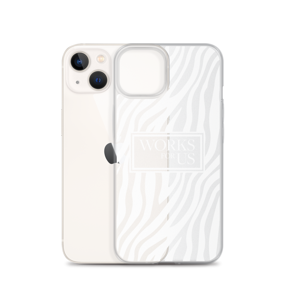 White Zebra iPhone Case