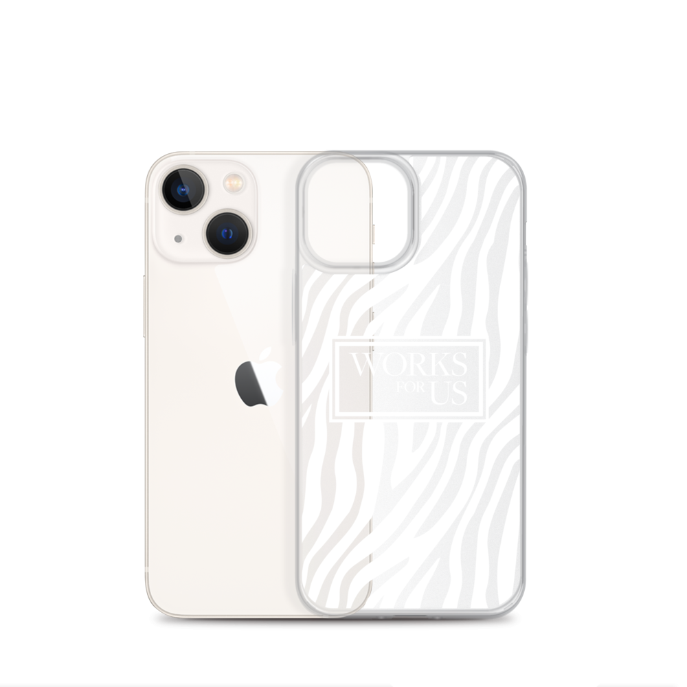 White Zebra iPhone Case