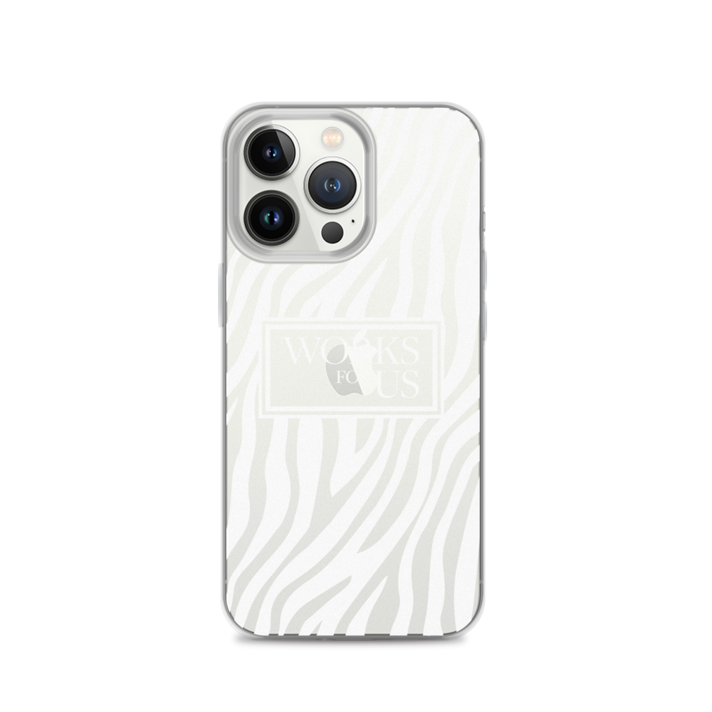 White Zebra iPhone Case