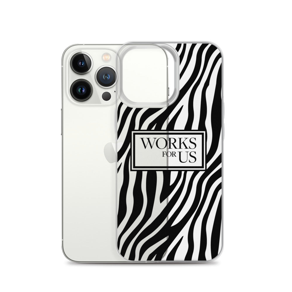 Black Zebra iPhone Case