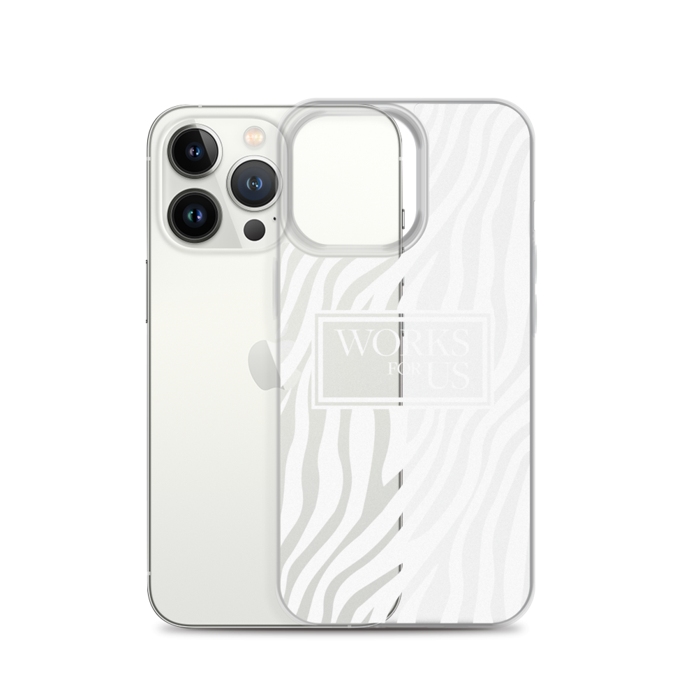 White Zebra iPhone Case