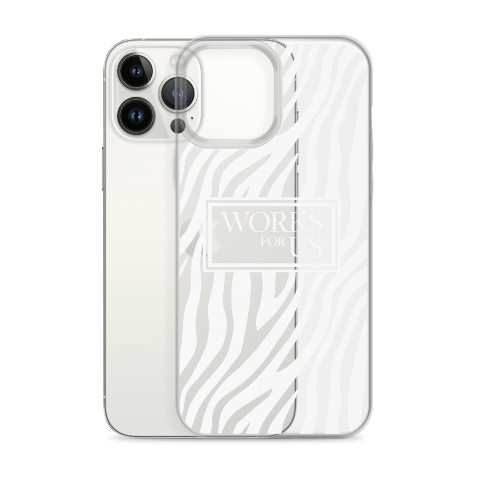 White Zebra iPhone Case