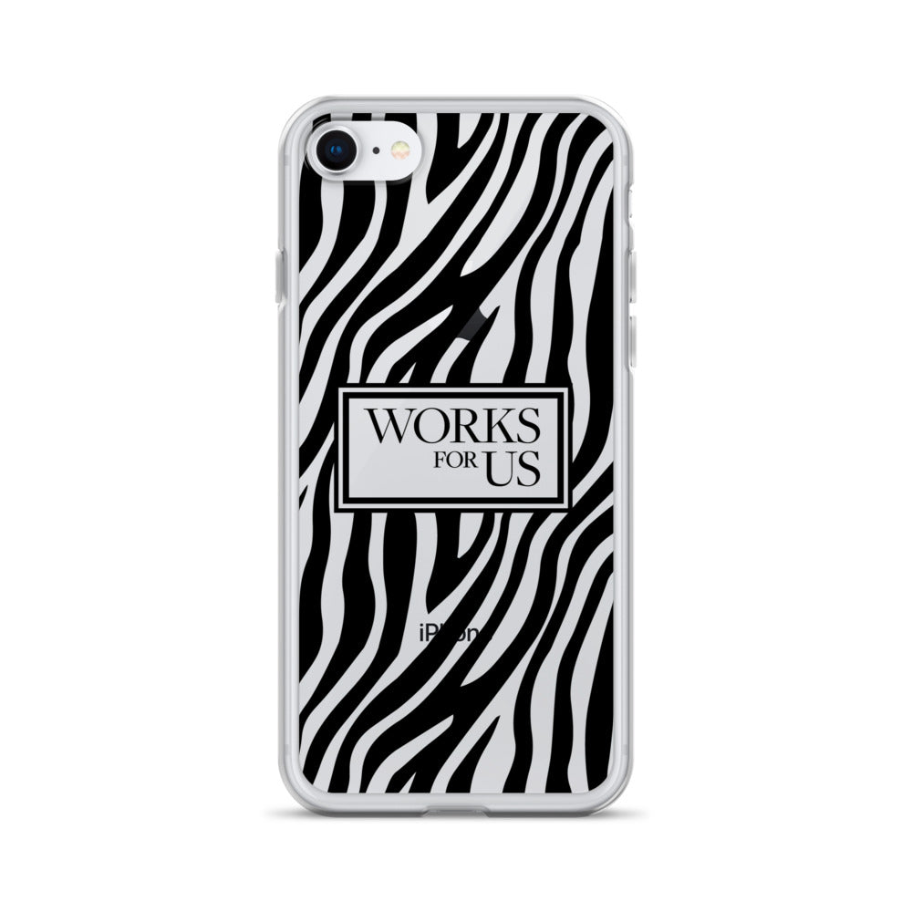 Black Zebra iPhone Case